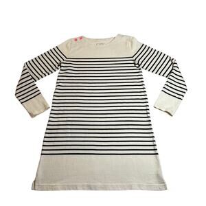 Anthropologie Allihop 3/4 Sleeve Stripe Knit Dress Size Small Coastal Sailor